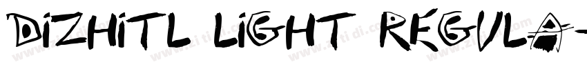 Dizhitl Light Regula字体转换